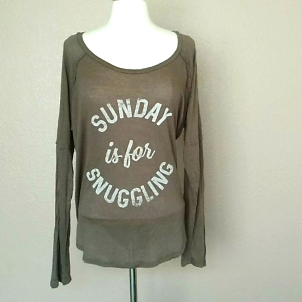 "Sunday is for Snuggling" Long Sleeve Shirt